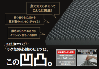 長野県安曇野地域で創業137年 あなたの生活のそばにあるお店 カクミズ 西川リビング 体圧分散マットレス Rakura